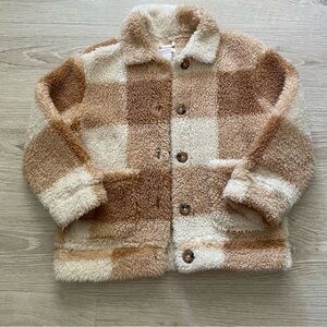 Falls Creek Girl's Cream Sherpa Jacket